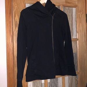 Warehouse One Side Zip Hoodie